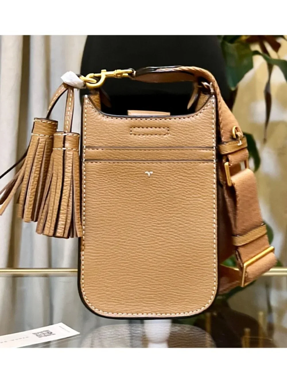 AUTHENTIC TORY BURCH CAMEL THEA CROSSBODY